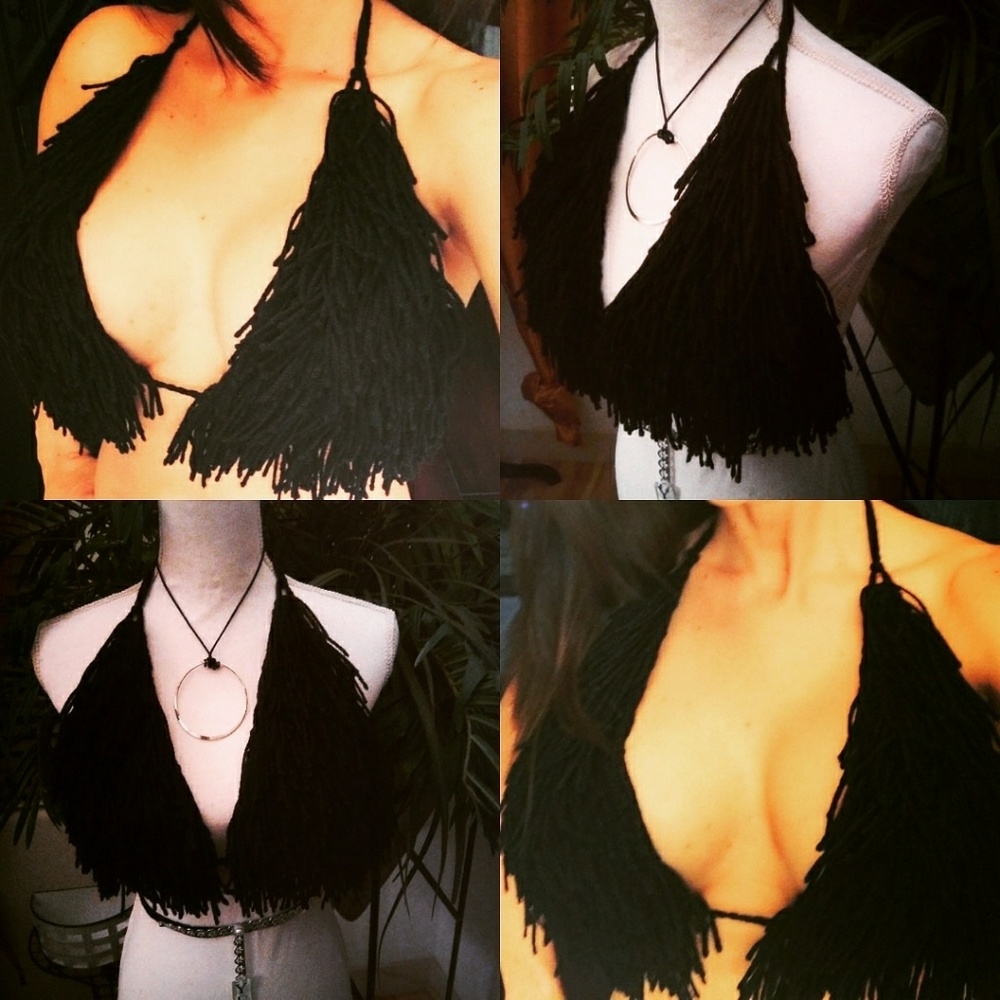 Fringe bikini top "Closet Liquidation Sale"